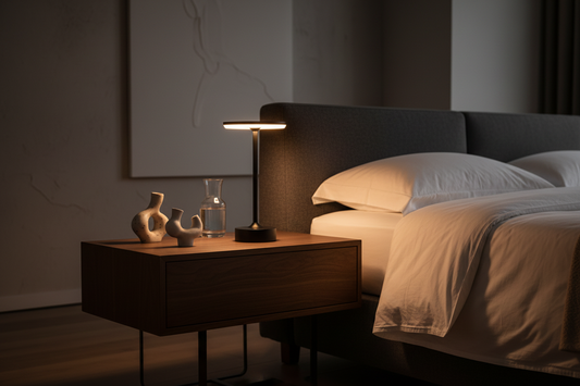 Black lamp - Bedroom
